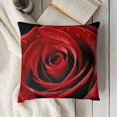 thumbnail image 3 of Throw Pillow Cover Red Rose Floral Blossom Aroma Romantic Beautiful Elegant Natural Pattern Decor Lumbar Pillow Case Cushion for Sofa Couch Bed Standard Queen, 3 of 5
