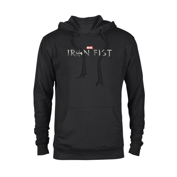 Marvel Iron Fist Series Logo - Pullover Hoodie for Adults - Customized-Black