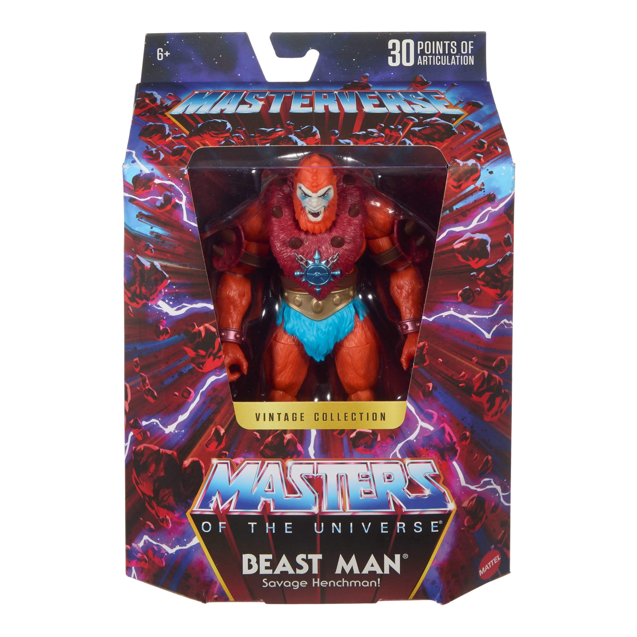 Masters of the Universe Masterverse Vintage Collection Action Figures, MOTU Toys 30 Articulations