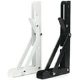 thumbnail image 1 of Équerre d'Angle Pliable Triangles Support de Roulement Étagère Support Maison Table Bancs Support Mural, 1 of 5