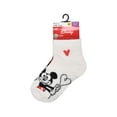 thumbnail image 5 of Character Toddler Valentine's Ankle Socks, 3- Pack, Sizes 12M- 5T, 5 of 5