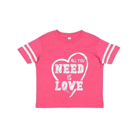 

Inktastic All You Need is Love Gift Toddler Boy or Toddler Girl T-Shirt