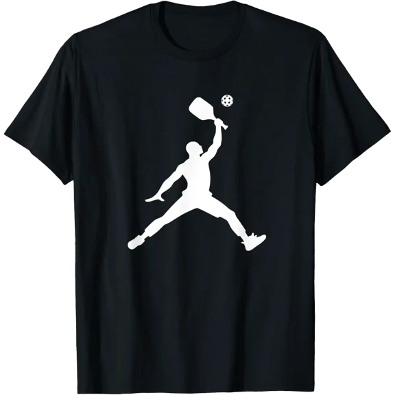 Jumping Man Pickleball T-Shirt Size S-5XL