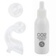 thumbnail image 1 of Indicateur de CO2 pour aquarium en verre, moniteur de dioxyde de carbone à long terme avec liquide de test et ventouse, 1 of 4