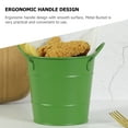 thumbnail image 3 of Phenofice Mini Snack Bucket Iron Bucket Green 1Set for Home Use, 3 of 8