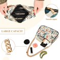 thumbnail image 2 of FORMRS Womens Shoulder Bag with Chain Strap Clutch Purse Cute Tote Handbag, Beige Whimsical Leaves, 2 of 7