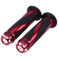 thumbnail image 4 of Universel Poignée Moto 1 Paire Universal 7/8" Motorcycle Caoutchouc Guidon Poignées (Rouge), 4 of 5