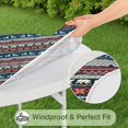 thumbnail image 5 of Multicolor Christmas Reindeer Pattern Round Fitted Tablecloth with Elastic Edge,Dining Table Cover Waterproof,Outdoor Round Tablecloth for Camping,Dining,Indoor and Outdoor, 5 of 7
