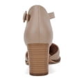 thumbnail image 4 of Women  T-Strap Dress Shoes with Block Heels  Low-Cut Sandals with Stacked Block Heels, 4 of 4
