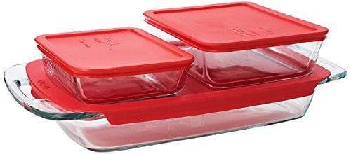 Pyrex® Easy Grab 6 Piece Bake n' Store Value Pack, 6pc Easy Grab Bakeware Set
