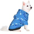 thumbnail image 2 of Fotbe Cute Shark Sudadera con Estampado para Perros Pequeños – Suéter con Capucha para Mascotas, Tela Suave de Forro Polar con Bolsillo-Small, 2 of 7