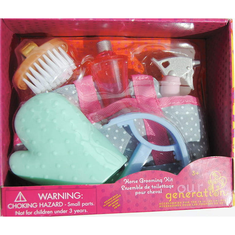 Hair Care Set, Doll Brush & Spray Bottle