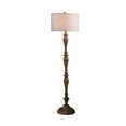 thumbnail image 2 of Noble House 61.5" Coastal Candlestick Floor Lamp, Polyresin Base with Drum Shade for Bedroom, Entryway, Antique Cream, 2 of 5