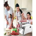 thumbnail image 6 of Electric Meat Grinder, Multifunctional Household Food Processing Machine, Stainless Steel White, 6 of 8