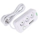 thumbnail image 5 of Adaptador De Enchufe De Viaje Europeo, Diseño De Clavija De 45 Enchufe UE 110-250V 3 Salidas Regleta De Alimentación UE Amplia Aplicación Para Oficina, 5 of 7