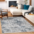 thumbnail image 2 of Grey Abstract Area Rugs for Living Room Washable Rugs Boho Moroccan Area Rug Soft Neutral Geometric Bohemian Carpet Distressed Indoor Rug for Bedroom Dining Room Office Foldable Nonslip Rug, 2 of 9