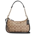 thumbnail image 1 of BOLSA DE HOMBRO COACH ORIGINAL TERI SHOULDER BAG SIGNATURE CANVAS GOLD/DARK, 1 of 4
