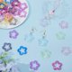 thumbnail image 4 of 100 cuentas acrílicas huecas de estrella, 30 mm, grandes, transparentes, sueltas, con forma de estrella., 4 of 6