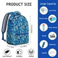 thumbnail image 6 of Hawaii Tropical Wind Palm Leaves Backpack for Students: Durable Lightweight Laptop Daypack, Large Capacity Bookbag with Padded Sleeve, Perfect Gift for High School College, 6 of 6