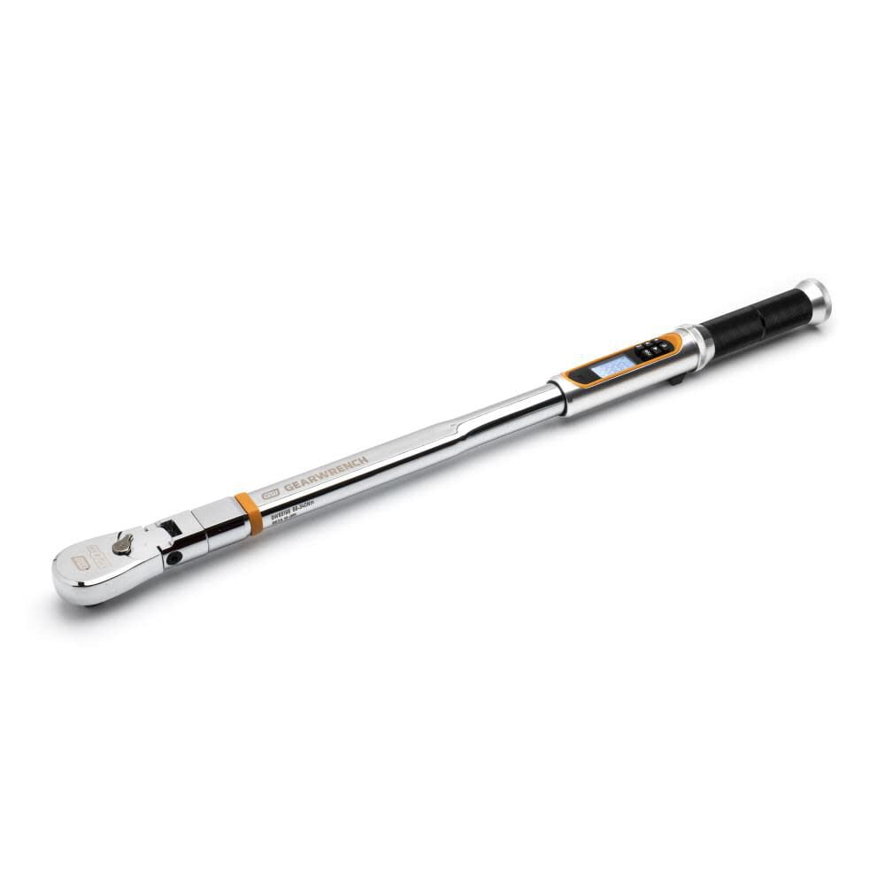 GEARWRENCH 1/2" Drive 120XP Flex Head Electronic Torque Wrench with Angle - 85196