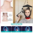 thumbnail image 3 of Neck traction device neck stretcher for neck pain relief with red light therapy portable cervical traction device neck hammock and shoulder relaxer, n, 3 of 5