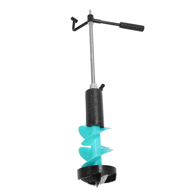 Electric Ice Auger, Nylon Corless Ice Auger Adapter Easy Control Impact Resistant Durable with Extension Rod for Shallow Water