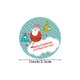 thumbnail image 4 of Rollo de pegatinas navideñas 500 Uds. JAMW Sencillez 8 patrones 1 pulgada, 4 of 4