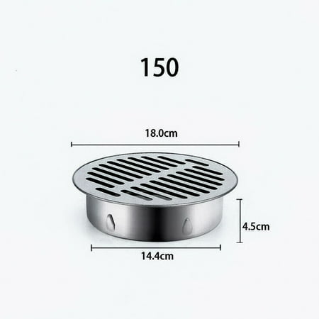 

Gerich 304 Stainless Steel thicken Drainage Roof Patio Round Flat Floor Drain Cover