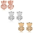 thumbnail image 1 of 3pair Crown Ear Plugs - Gold Silver Rose Gold, 1 of 5