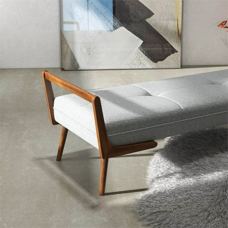Verken mid century modern settee bench hotsell