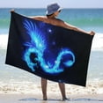 thumbnail image 6 of Medylaiy Fire Dragon Beach Towel Microfiber Sand Free Thin Quick Dry Ultra Absorbent Oversized Lightweight Bath Towels for Adults Kids, 6 of 14