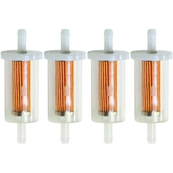 845125 695666 Fuel Filter for Brigs and Straton 691035 493629 MTD Craftsman Troy Bilt John-D-eer D100 D105 D110 D120 D125 Lawn Mower Tractor 1/4" Gas Fuel Filter