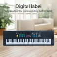 thumbnail image 2 of Labymos 61 Keys Digital Music Electronic Keyboard Kids Multifunctional Electric Piano for Piano Student with Microphone Interface Musical Instrument, 2 of 8