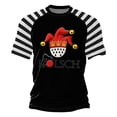 thumbnail image 1 of Blusas y camisas de manga corta con cuello redondo para hombre. Blusa holgada plisada de manga corta con degradado y cuello redondo para hombre., 1 of 3