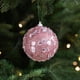 thumbnail image 5 of Ireezec Pink Glitter Foam Christmas Ball Ornament Hanging Decoration for Holiday Tree Party Festive Decorations Indoor Outdoor Xmas Decor, 5 of 6
