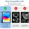thumbnail image 5 of Compatible with iPad (A16) 11th Generation Case 11 Inch 2025, for iPad 10th Generation Case 10.9 Inch 2022 with Pencil Holder, Trifold Stand Protective Clear Back Shell, Auto Wake/Sleep, Blue, 5 of 17