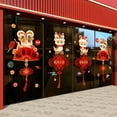 thumbnail image 5 of 2025 Chinese Snake Year Window Stickers, Happy New Year Window Clings Spring Festival Decorations Home Party Glass Door Decals, 5 of 10