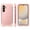 Rosegold, variant on Dteck Case for Samsung Galaxy S24 FE,Three Layer Heavy Duty Shockproof Hybrid Hard Plastic Bumper Soft Silicone Rubber Drop Protective Cover Case for Galaxy S24 FE ,Rosegold