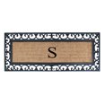 thumbnail image 1 of Paillasson d'Entrée Monogramme Myla Fait Main, Grande Taille Double Porte (17.7 x 47.25)-RC2004S, 1 of 5