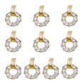 thumbnail image 3 of opvise 10Pcs/Bag Nail Rhinestones Crowns Dollars Manicure Design Alloy 3D Nail Art Decorations 1, 3 of 8