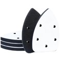 thumbnail image 1 of 5 Pack Mouse Detail Sanding Interface Pad Hook and Loop - Triangle Sanding Pads with 5 Holes Foam Interface, 1 of 7