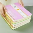 thumbnail image 6 of NIRMIRO A4 Spiral Notebook, 8.5" x 11" Large Hardcover College Ruled Journal, 300 Pages 100GSM Lined Paper No Bleed for Professional Writing & Note-Taking Supplies, 6 of 9