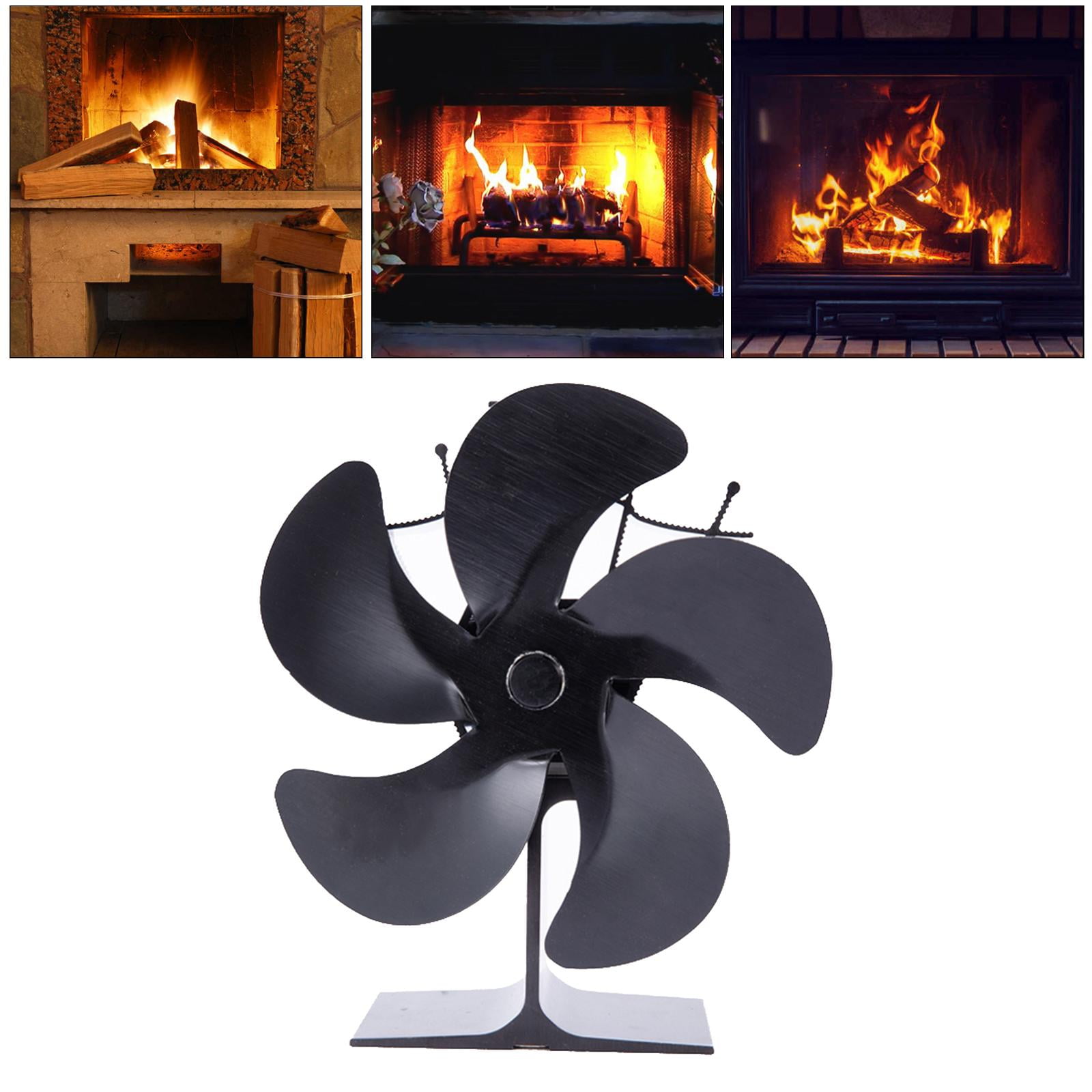5 Fireplace Powered Eco with Silent Motor Black | Walmart Canada