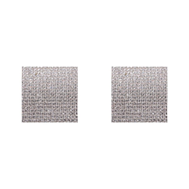 Toystoory Cinta de diamantes de imitación de cristal, malla de taladro de cristal, hoja adhesiva brillante con aspecto brillante, suministros Type5 NO5