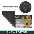 thumbnail image 7 of Sunflower Kitchen Rug Set - 2-Piece Non-Slip Mat Bundle,Sweet Home Decor, Washable, Waterproof, Indoor/Outdoor Standing Mats for Entryway, 7 of 7