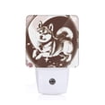 thumbnail image 1 of Balery Vintage Husky Dog Luz Nocturna LED con Sensor Automático, Enchufe con Sensor Crepuscular, Luz Suave de 0.5W para Dormitorio, Pasillo, Baño-US, 1 of 7