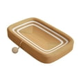 thumbnail image 4 of Tabla rascadora para gatos, sofá de salón, protector de muebles, sofá rascador para gatitos con pelota de juguete interactiva para gatos domésticos, c marrón, 4 of 8