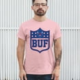 thumbnail image 4 of Buffalo Shield T-shirt Game Night Fantasy Football Fan Tailgate NY Men's Tee, 4 of 7