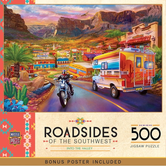 MasterPieces 500 Piece Jigsaw Puzzle for Adults - Into the Valley - 15"x21"