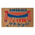thumbnail image 2 of 4th of July Door Mat Memorial Day Decorations Outdoor Outside Door Mats America Outdoor Mats for Home Entrance Non Slip Mat Welcome Mat Outdoor Deal of The Day for Entrance Decor 16x24In, 2 of 5